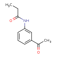 N-(3-acetylphenyl)propanamide
