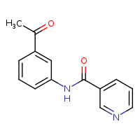 N-(3-acetylphenyl)pyridine-3-carboxamide