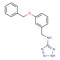 N-{[3-(benzyloxy)phenyl]methyl}-2H-1,2,3,4-tetrazol-5-amine