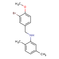 N-[(3-bromo-4-methoxyphenyl)methyl]-2,5-dimethylaniline