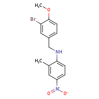 N-[(3-bromo-4-methoxyphenyl)methyl]-2-methyl-4-nitroaniline