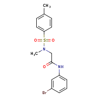 N-(3-bromophenyl)-2-(N-methyl-4-methylbenzenesulfonamido)acetamide