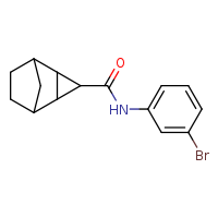 N-(3-bromophenyl)tricyclo[3.2.1.0²,?]octane-3-carboxamide