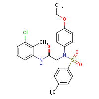 N-(3-chloro-2-methylphenyl)-2-[N-(4-ethoxyphenyl)-4-methylbenzenesulfonamido]acetamide