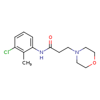 N-(3-chloro-2-methylphenyl)-3-(morpholin-4-yl)propanamide