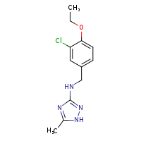 N-[(3-chloro-4-ethoxyphenyl)methyl]-5-methyl-1H-1,2,4-triazol-3-amine