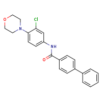 N-[3-chloro-4-(morpholin-4-yl)phenyl]-[1,1'-biphenyl]-4-carboxamide