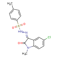 N'-[(3E)-5-chloro-1-methyl-2-oxoindol-3-ylidene]-4-methylbenzenesulfonohydrazide