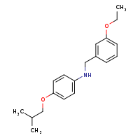 N-[(3-ethoxyphenyl)methyl]-4-(2-methylpropoxy)aniline