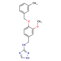 N-({3-methoxy-4-[(3-methylphenyl)methoxy]phenyl}methyl)-1H-1,2,4-triazol-3-amine