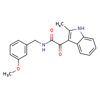 N-[(3-methoxyphenyl)methyl]-2-(2-methyl-1H-indol-3-yl)-2-oxoacetamide