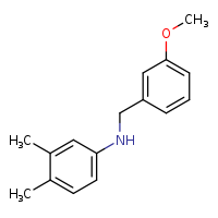 N-[(3-methoxyphenyl)methyl]-3,4-dimethylaniline