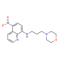 N-[3-(morpholin-4-yl)propyl]-5-nitroquinolin-8-amine