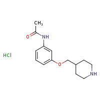 N-[3-(piperidin-4-ylmethoxy)phenyl]acetamide hydrochloride