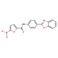 N-[4-(1,3-benzoxazol-2-yl)phenyl]-5-nitrofuran-2-carboxamide