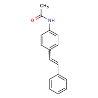 N-{4-[(1E)-2-phenylethenyl]phenyl}acetamide