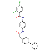 N-[4-(2-{[1,1'-biphenyl]-4-yl}acetamido)phenyl]-2,4-dichlorobenzamide
