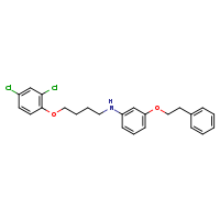 N-[4-(2,4-dichlorophenoxy)butyl]-3-(2-phenylethoxy)aniline