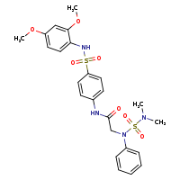 N-{4-[(2,4-dimethoxyphenyl)sulfamoyl]phenyl}-2-[(dimethylsulfamoyl)(phenyl)amino]acetamide