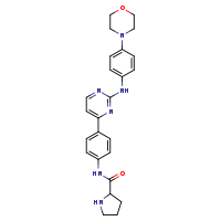 N-[4-(2-{[4-(morpholin-4-yl)phenyl]amino}pyrimidin-4-yl)phenyl]pyrrolidine-2-carboxamide