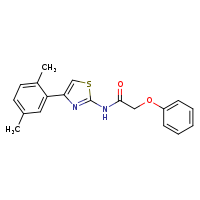 N-[4-(2,5-dimethylphenyl)-1,3-thiazol-2-yl]-2-phenoxyacetamide