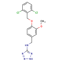 N-({4-[(2,6-dichlorophenyl)methoxy]-3-methoxyphenyl}methyl)-2H-1,2,3,4-tetrazol-5-amine