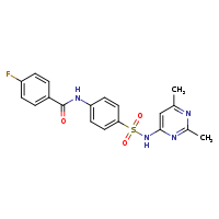 N-{4-[(2,6-dimethylpyrimidin-4-yl)sulfamoyl]phenyl}-4-fluorobenzamide