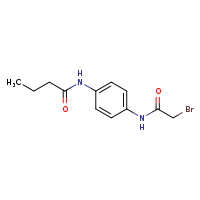 N-[4-(2-bromoacetamido)phenyl]butanamide
