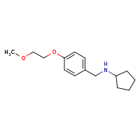 N-{[4-(2-methoxyethoxy)phenyl]methyl}cyclopentanamine