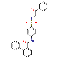 N-{4-[(2-oxo-2-phenylethyl)sulfamoyl]phenyl}-[1,1'-biphenyl]-2-carboxamide