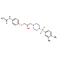 N-(4-{3-[4-(3,4-dimethylbenzenesulfonyl)piperazin-1-yl]-2-hydroxypropoxy}phenyl)acetamide