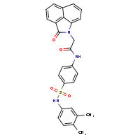 N-{4-[(3,4-dimethylphenyl)sulfamoyl]phenyl}-2-{3-oxo-2-azatricyclo[6.3.1.0?,¹²]dodeca-1(11),4(12),5,7,9-pentaen-2-yl}acetamide