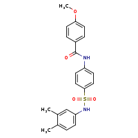 N-{4-[(3,4-dimethylphenyl)sulfamoyl]phenyl}-4-methoxybenzamide