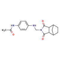 N-{4-[({3,5-dioxo-4-azatricyclo[5.2.1.0²,?]decan-4-yl}methyl)amino]phenyl}acetamide