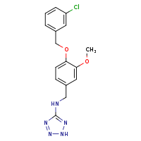 N-({4-[(3-chlorophenyl)methoxy]-3-methoxyphenyl}methyl)-2H-1,2,3,4-tetrazol-5-amine