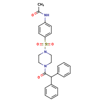 N-{4-[4-(2,2-diphenylacetyl)piperazin-1-ylsulfonyl]phenyl}acetamide