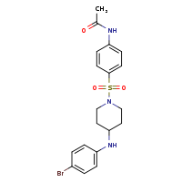 N-(4-{4-[(4-bromophenyl)amino]piperidin-1-ylsulfonyl}phenyl)acetamide