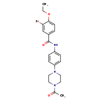 N-[4-(4-acetylpiperazin-1-yl)phenyl]-3-bromo-4-ethoxybenzamide