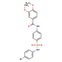 N-{4-[(4-bromophenyl)sulfamoyl]phenyl}-3,4-dimethoxybenzamide