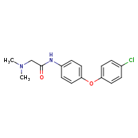 N-[4-(4-chlorophenoxy)phenyl]-2-(dimethylamino)acetamide