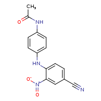 N-{4-[(4-cyano-2-nitrophenyl)amino]phenyl}acetamide