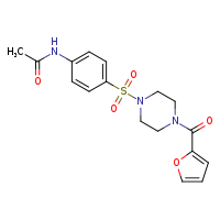 N-{4-[4-(furan-2-carbonyl)piperazin-1-ylsulfonyl]phenyl}acetamide