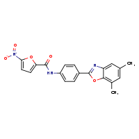 N-[4-(5,7-dimethyl-1,3-benzoxazol-2-yl)phenyl]-5-nitrofuran-2-carboxamide
