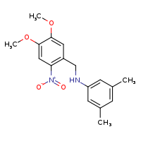 N-[(4,5-dimethoxy-2-nitrophenyl)methyl]-3,5-dimethylaniline