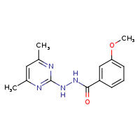 N'-(4,6-dimethylpyrimidin-2-yl)-3-methoxybenzohydrazide