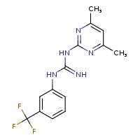 N'-(4,6-dimethylpyrimidin-2-yl)-N-[3-(trifluoromethyl)phenyl]guanidine