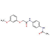 N-(4-acetamidophenyl)-2-(3-methoxyphenoxy)acetamide