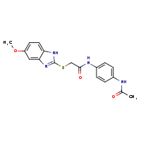 N-(4-acetamidophenyl)-2-[(5-methoxy-1H-1,3-benzodiazol-2-yl)sulfanyl]acetamide