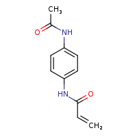 N-(4-acetamidophenyl)prop-2-enamide