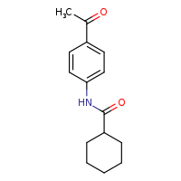 N-(4-acetylphenyl)cyclohexanecarboxamide